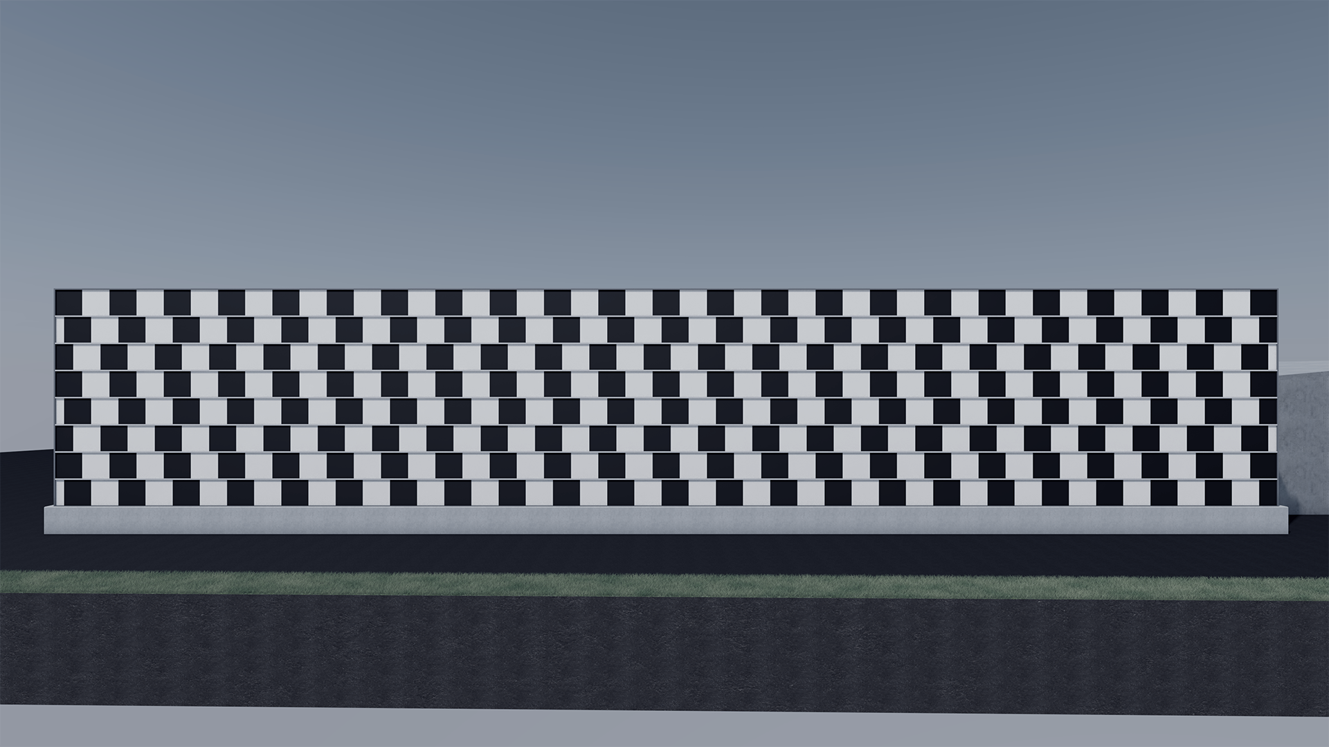 Fassade - gekachelt