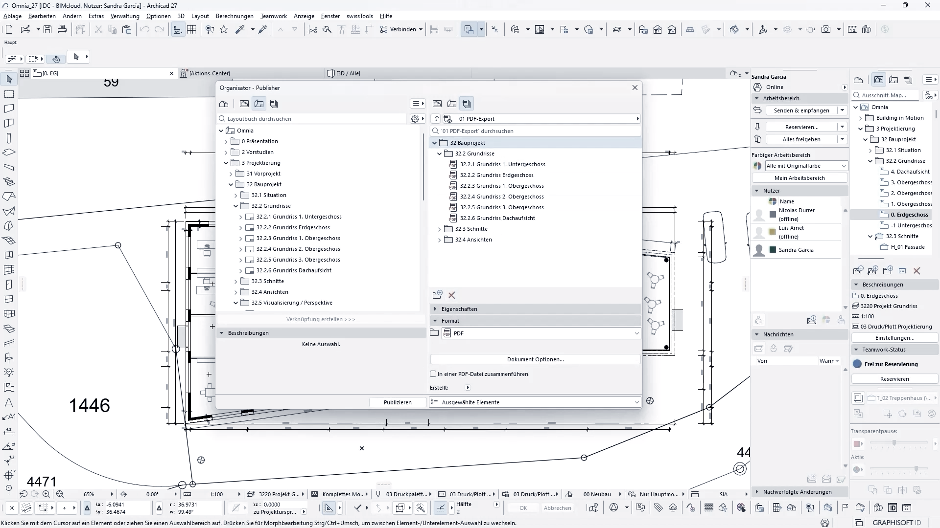 Direktes Publizieren aus ArchiCAD auf die BIMcloud