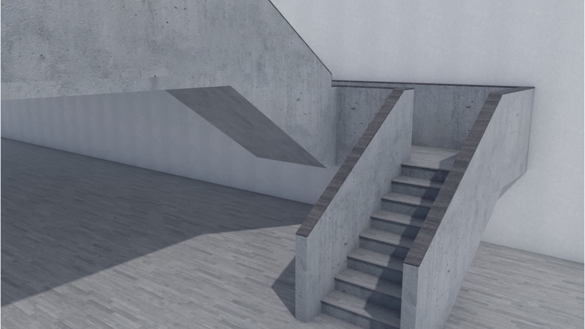 Geländer - Massive Brüstung