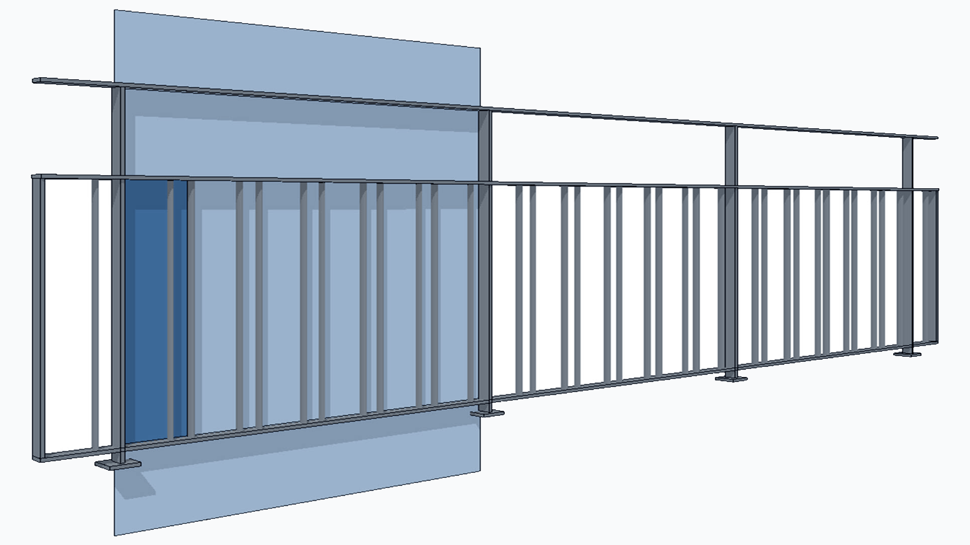 Geländer - Musterverteilung