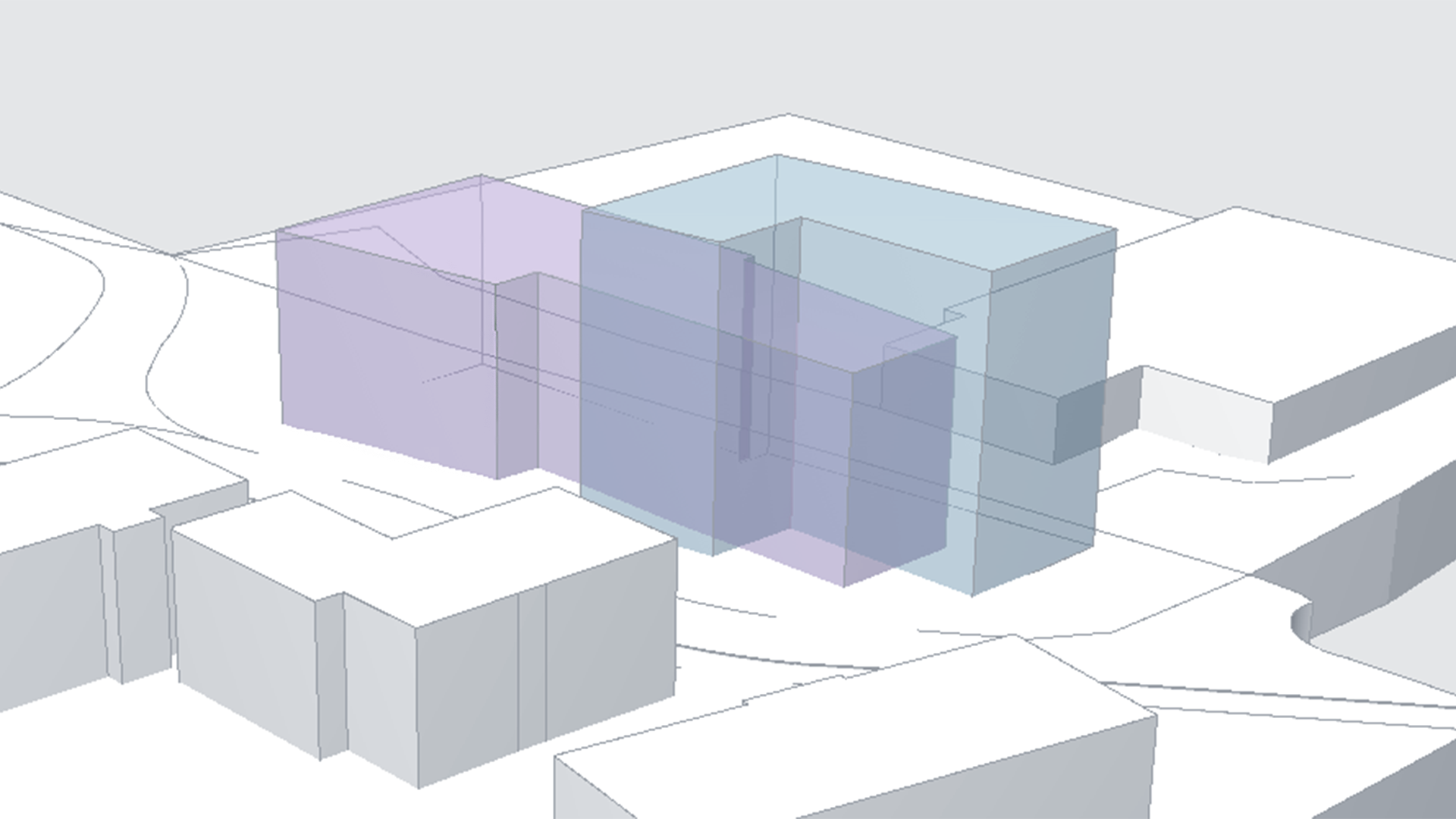 Variante - Gebäudevolumen