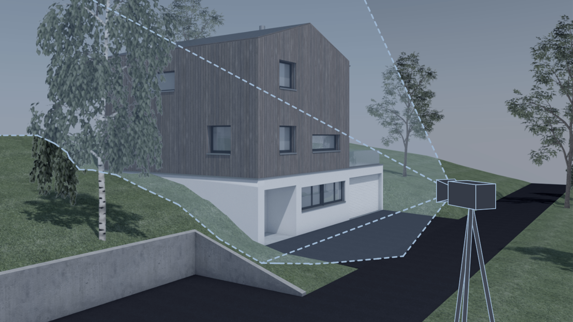 Visualisierung - Kamera aussen