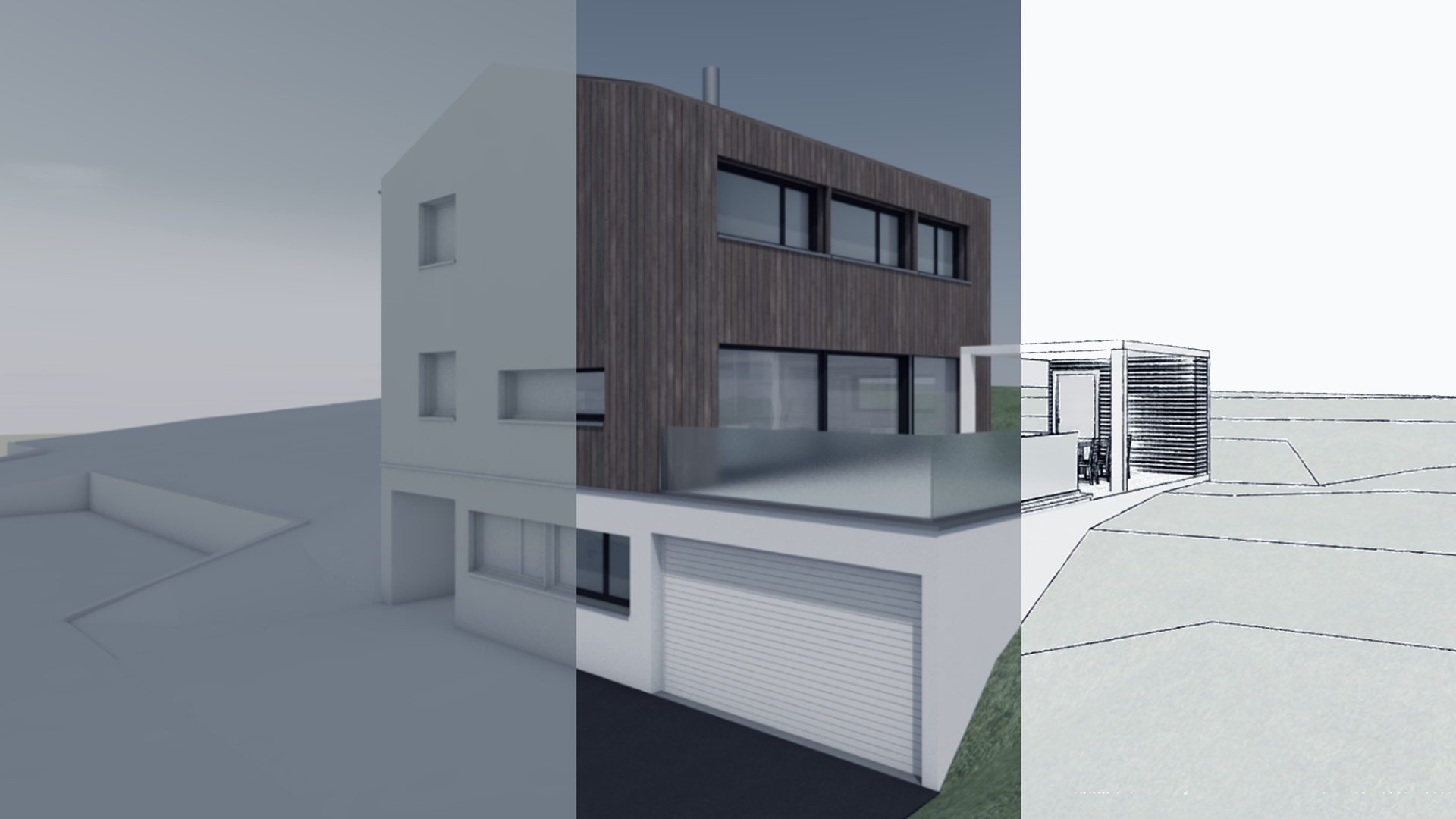 Visualisierung - Szene aussen