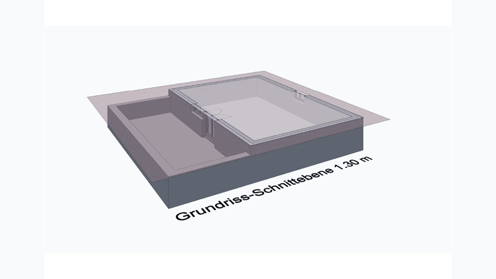 Grundriss-Schnittebene